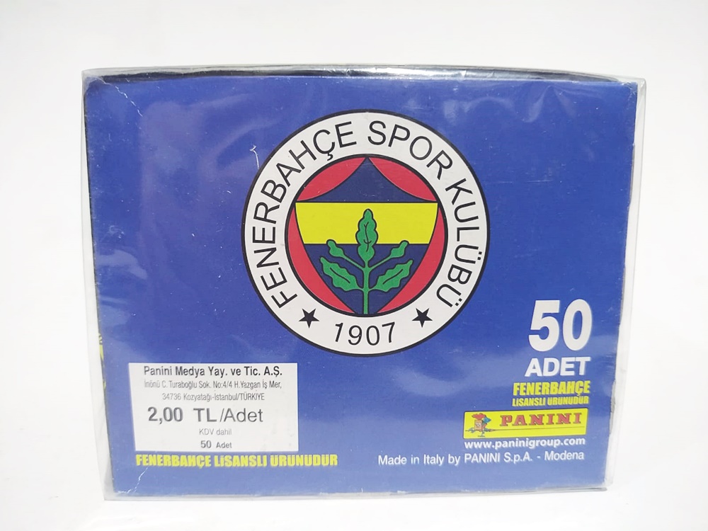 Fenerbahçe Spor Kulübü / Panini Albüm Çıkartmaları - Ambalajında