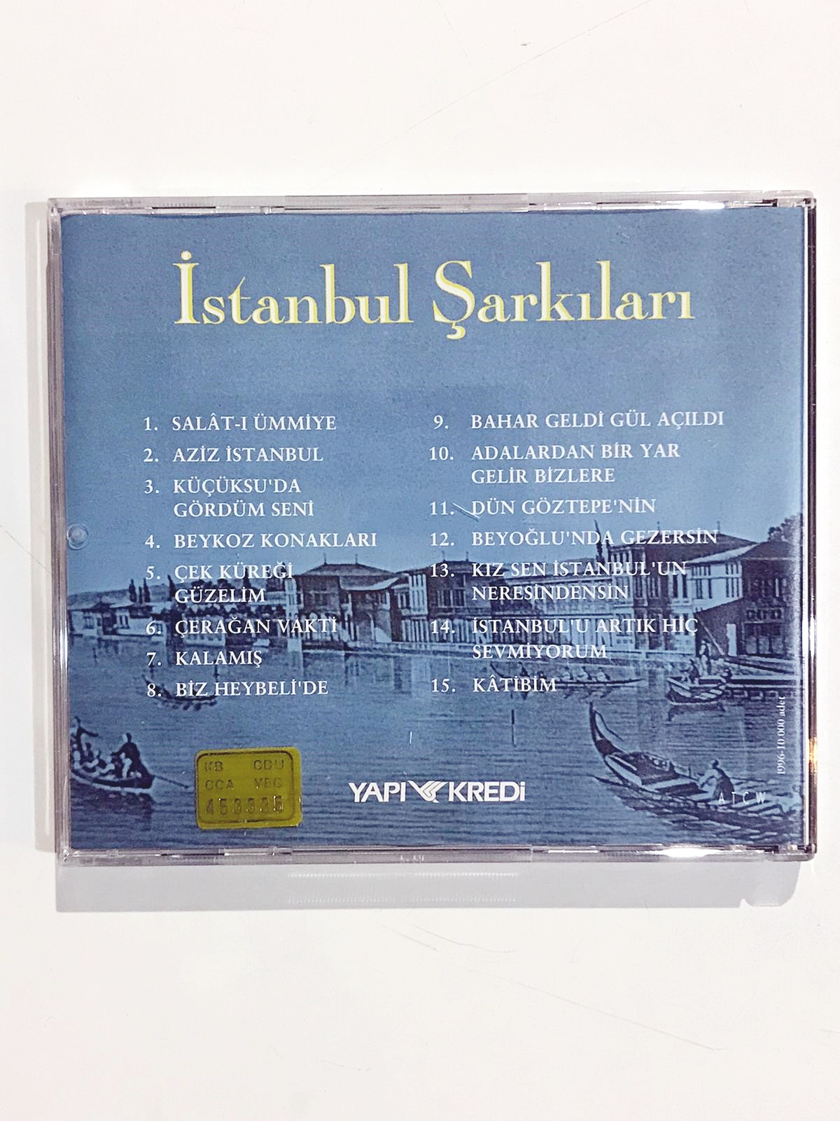 İstanbul Şarkıları Yapı Kredi / Emel SAYIN ve Modern Folk Üçlüsü- Cd