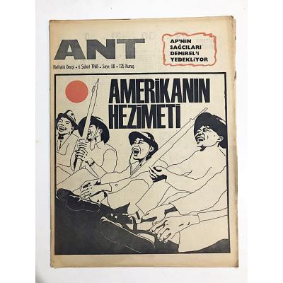 ANT Dergisi Sayı:58 / 1968 - Dergi
