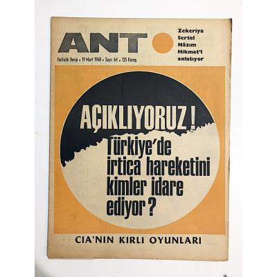 ANT Dergisi Sayı:64 / 1968 - Dergi