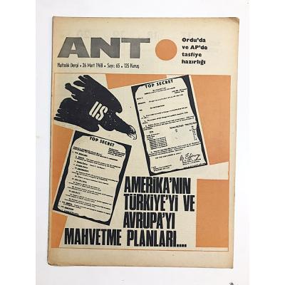 ANT Dergisi Sayı:65 /1968 - Dergi