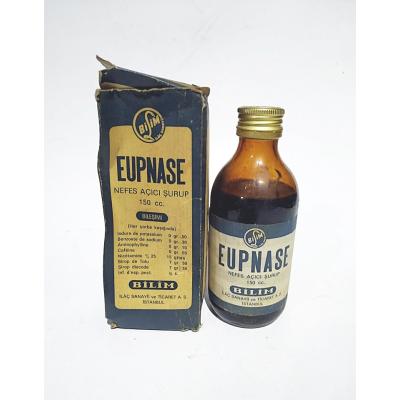 Eupnase - Bilim İlaç Sanayii / Eski ilaç şişesi