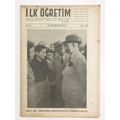 İlk Öğretim Dergisi Sayı:100 / 1942 - Dergi