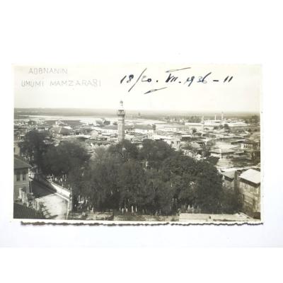 Adana'nın umumi manzarası 1936 / Fotokart 