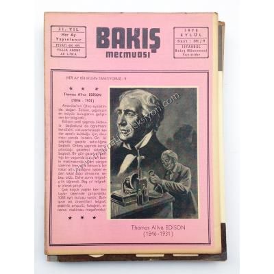 Bakış mecmuası Thomas Allva  Edison Sayı : 381 - Eylül 1975 - Kitap