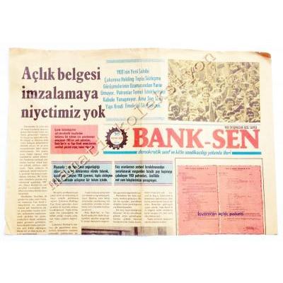 Disk Bank -Sen gazetesi - 19,6,1980 - Efemera