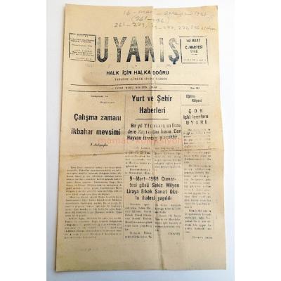 Hakkari Uyanış gazetesi, 16 Mart 1968 - Efemera