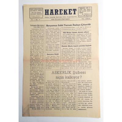 Karacasu Hareket gazetesi, 10 Haziran 1971 - Efemera