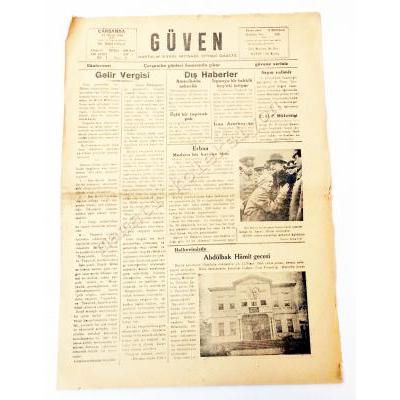 Samsun Güven gazetesi - 17,4, 1946 - Efemera