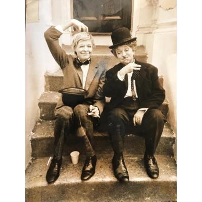 "King's road Laurel and Hardy" - Mary Tyler Moore / 3 adet Lobi, fotoğraf - 13x18