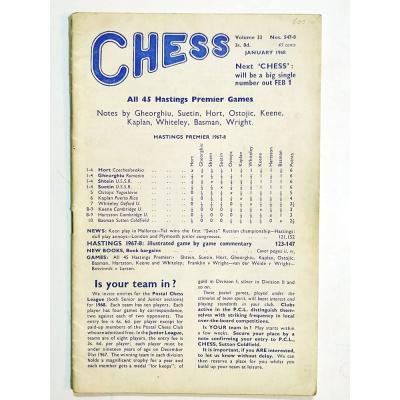Chess No: 547-8 / 1968 - Magazine, dergi