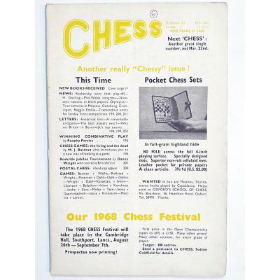 Chess No: 551 / 1968 - Magazine, dergi
