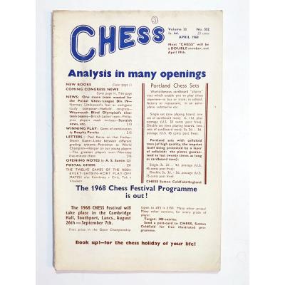 Chess No: 552 / 1968 - Magazine, dergi