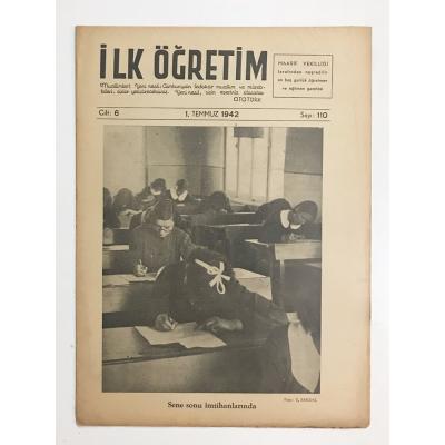 İlk Öğretim Dergisi Sayı:110 / 1942 - Dergi