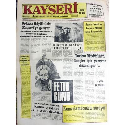 Kayseri Gazetesi - 21 Mayıs 1986