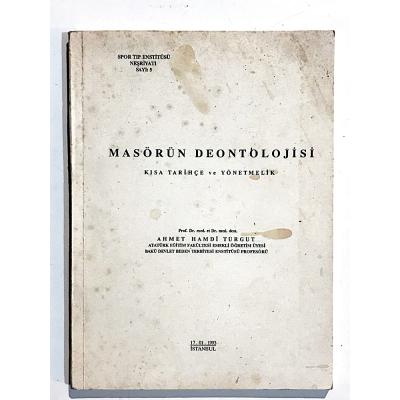 Masörün Deontolojisi / Ahmet Hamdi TURGUT- Kitap