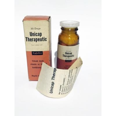 Unicap Therapeutic - Eczacıbaşı İlaç Sanayi  / Eski ilaç şişesi