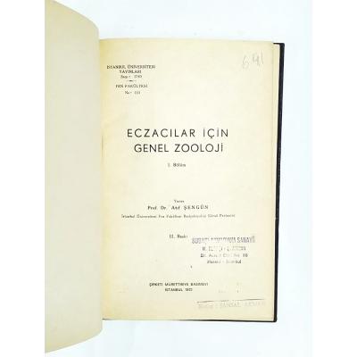 Eczacılar İçin Genel Zooloji / Prof. Dr. Atıf ŞENGÜN - Kitap