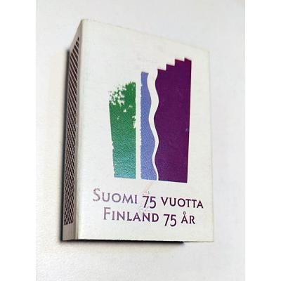 Suomi 75 vuotta Finland 75 AR - Kibrit