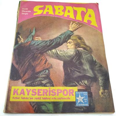 Sabata / Büyük maceralar dergisi 1973 - Sayı;26 KAYSERİSPOR
