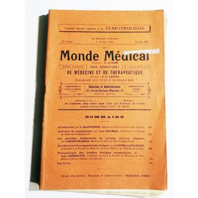 Le Monde Medical / De Medecine et de therapeutique 1 - 15 Juin 1937 - Dergi