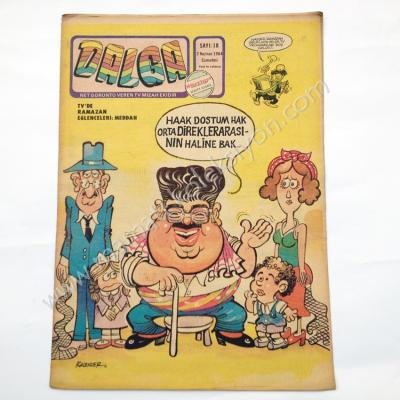 Dalga Net görüntü veren Tv mizah ekidir, 2 Haziran, 1984, Sayı:18 Mizah dergileri - Kitap