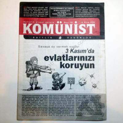Haftalık siyasi gazete - Komunist - Sayı:89 Siyasi dergiler 2002-10-18T00:00:00.000 - Kitap