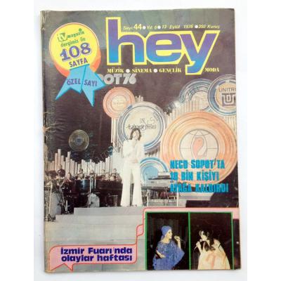Hey Dergisi Sayı : 44 Eylül 1976 Neco - Kitap