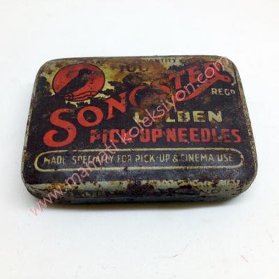 Songster Golden - Pick up Needles - Gramofon İğne kutusu 