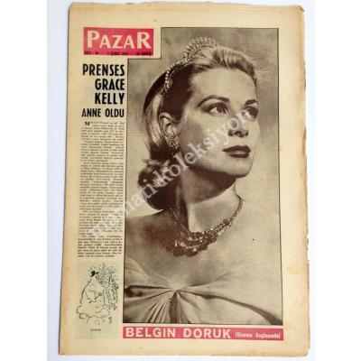 Belgin DORUK, Çizgi roman, PAZAR Gazetesi, 3 Şubat 1957 - Efemera