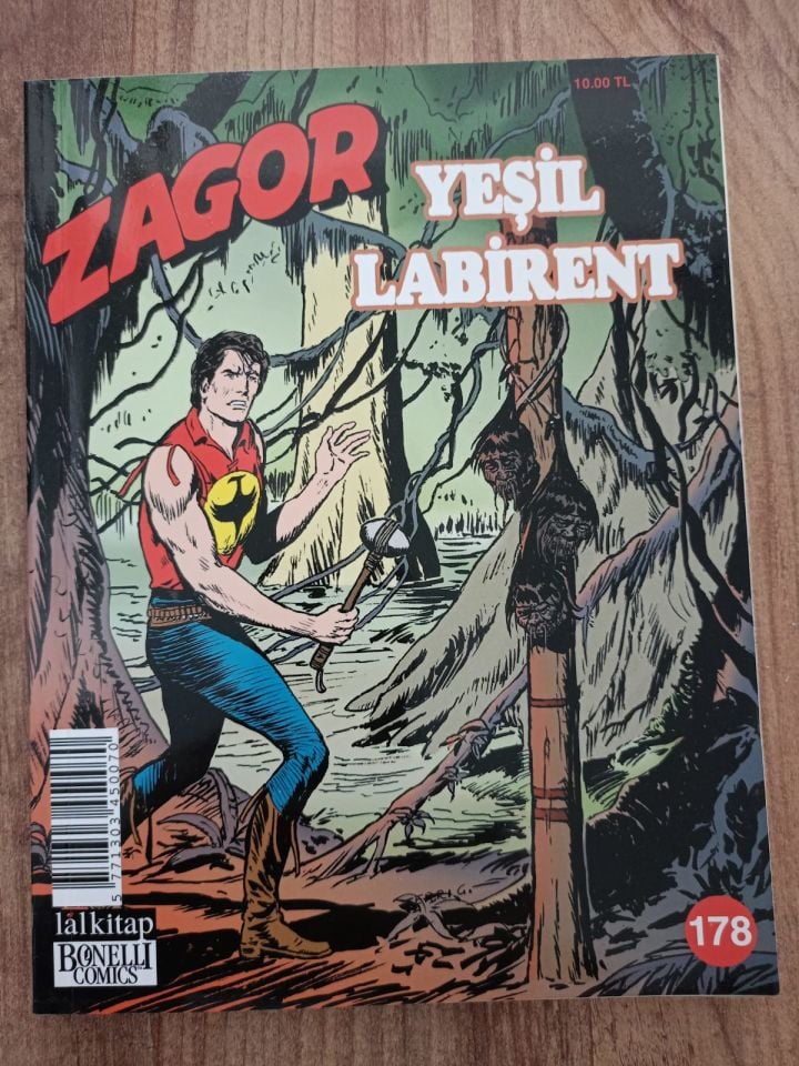 Zagor - Yeşil labirent - Sayı : 178 - Lal kitap / Çizgi Roman
