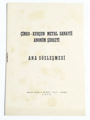 Çinko kurşun metal sanayii anonim şirketi - Ana sözleşmesi