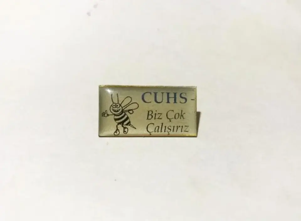 CUHS Biz çok çalışırız * Eski Rozet