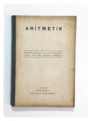 Aritmetik 1938 İstanbul Devlet Basım Evi - Kitap