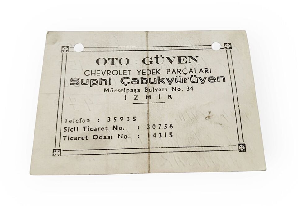 Oto Güven Chevrolet parçaları * İZMİR * Kartadres