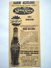 Mühim açıklama, Sunal Kokteyl  taklit edilmektedir. Ege Meşrubat Sanayi / İzmir - Efemera