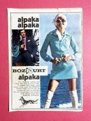 Alpaka Bozkurt kumaşları - 18x24 Dergi Gazete Reklamları