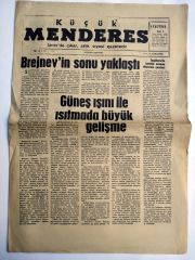 İzmir Küçük Menderes - Gazetesi 8 Ekim 1975