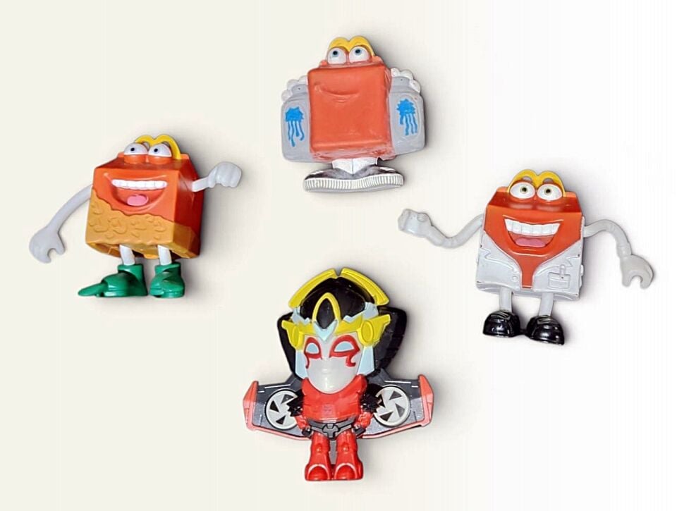 DEPOYU BOŞALTIYORUZ...Windblade transformers & McDonalds figür * 4 adet