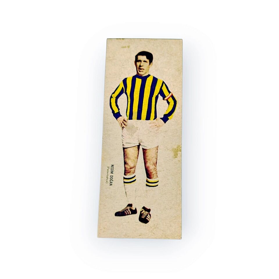Nedim DOĞAN Fenerbahçe * Gol Çiklet Amerikan Çiklet Fabrikası * Kartpostal (6x14)