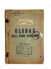 Uludağ Milli Park Olmalıdır - Kitap