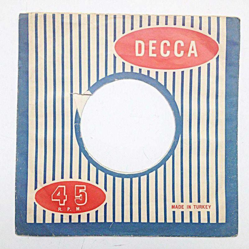 Decca Plak - Plak kabı - Kapak içerisinde plak yoktur.