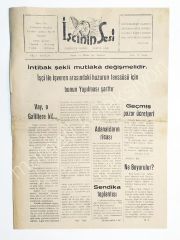İşçinin Sesi gazetesi 16 Nisan 1954 ESKİŞEHİR - Gazete