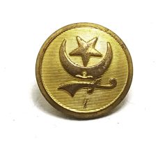 Ayyıldız ve Pala - Water Bury Button co / Pirinç düğme
