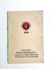 Murat KARAYALÇIN'ın yaptığı grup konuşması