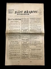 Siirt Ekspres Gazetesi - 4 Mayıs 1960