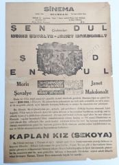 Sinema mecmuası 3 Mart 1936 Bursa zevk sineması, Sinema Efemeraları - Efemera