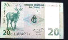 Congo 20 Centimes / Kongo - Nümismatik