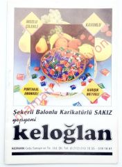 Keloğlan sakızları / Dergi reklamı - Efemera