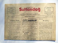 AKŞEHİR, Demokrat Sultandağ gazetesi, 21 Ocak 1960